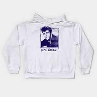 Gene Vincent // Rock N Roll Fan Design Kids Hoodie